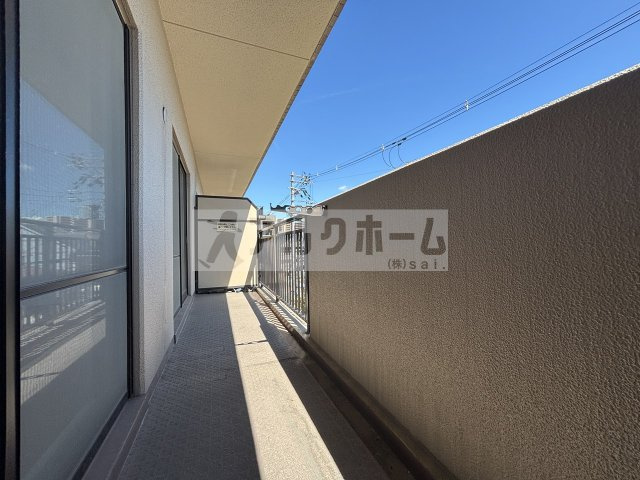 アディーレ八尾のバルコニー
