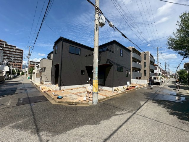 西宮市南甲子園の前面道路含む現地写真