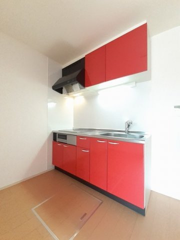 ラ・シンティランテⅡのキッチン|使いやすいキッチンです