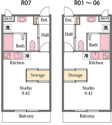 ドルチェヴィータIIの間取り