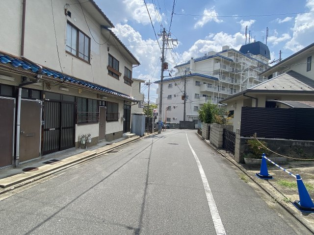 紫野西蓮台野町 土地の前面道路含む現地写真