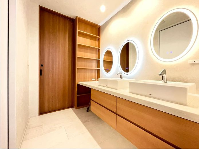 大阪市阿倍野区阪南町　中古戸建の独立洗面台