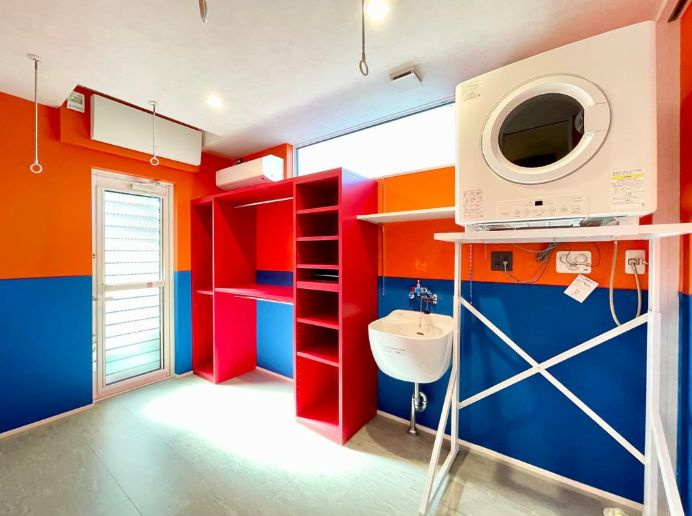 大阪市阿倍野区阪南町　中古戸建のランドリースペース