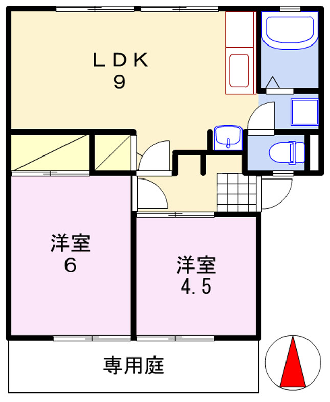 サンシティ竹ノ前の間取り