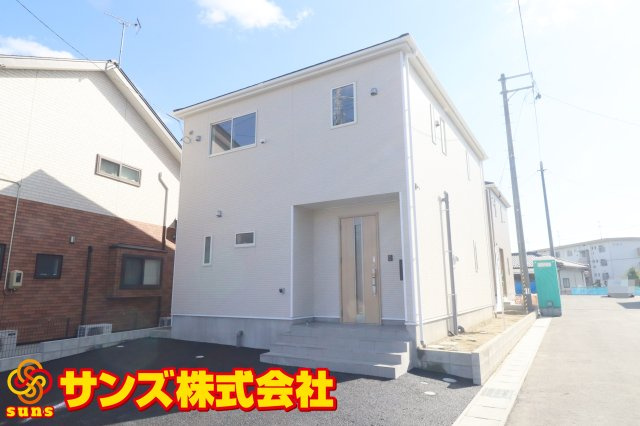 郡山市富田町大徳南第19　　　8号棟　　小山田小学校、郡山第6中学区の外観|北西側見た外観