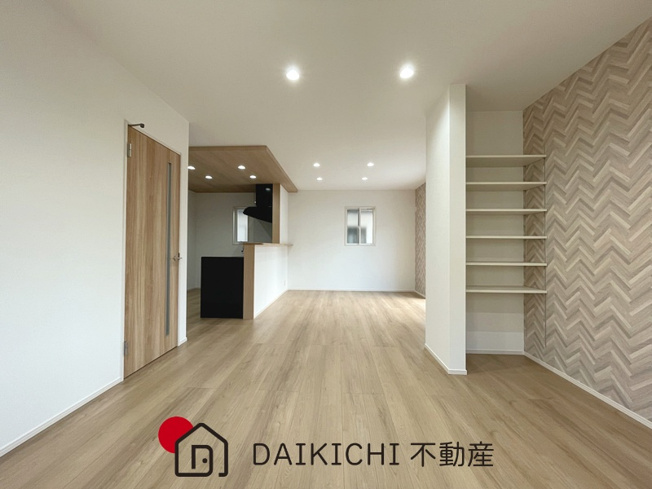 【居間・リビング】 | 北本市中丸5丁目　新築戸建　全1棟　1号棟 | 中丸5丁目