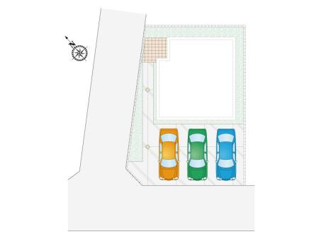 【区画図】 | 北本市中丸5丁目　新築戸建　全1棟　1号棟