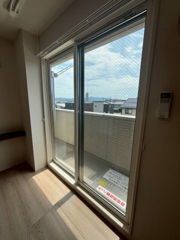 柏崎市三和町のアパートの展望