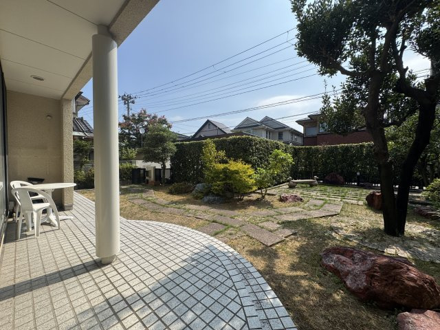 中央区水道町2丁目　中古戸建の庭