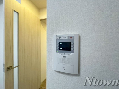【セキュリティ】 | プレサンス葵デュリス | モニター付きインターフォンです