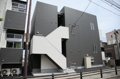 【外観】 | クレオ箱崎北参番館 | スタイリッシュで落ち着いた外観です。