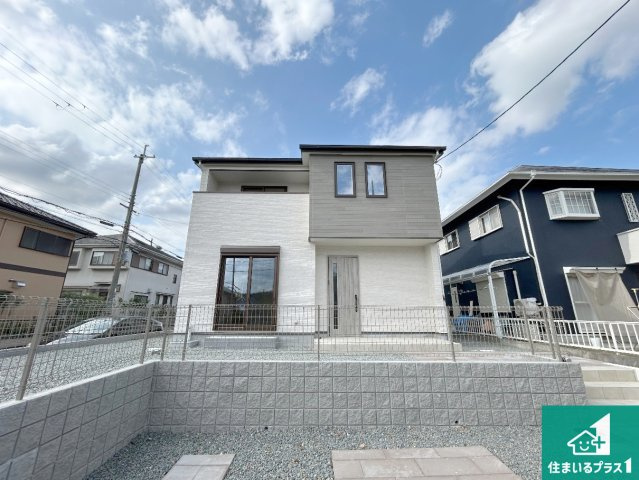 三田市つつじが丘南　新築一戸建ての外観|お客様に長く安心して住んでいだだける事にこだわった家づくり！住んでからのアフターサービスにもしっかりと取り組んでいます！