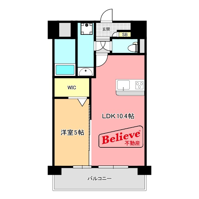 イーハトーブ櫛原の間取り|使い勝手の良い間取りです♪