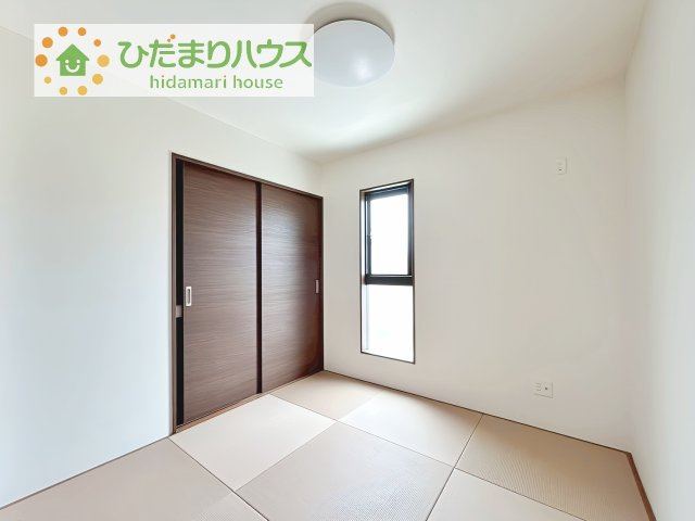 【和室】 | 土浦市神立町第1期　新築戸建　5号棟 | すぐ横になれる和室は、みんなの憩いの場(*^-^*)