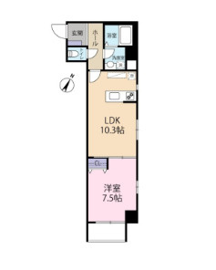 使い勝手の良い形の間取り★