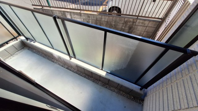 （仮称）川口市芝中田メゾンのバルコニー