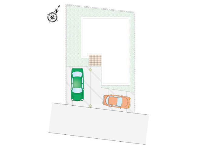 【区画図】 | 北本市本宿3丁目　新築戸建　全2棟　2号棟