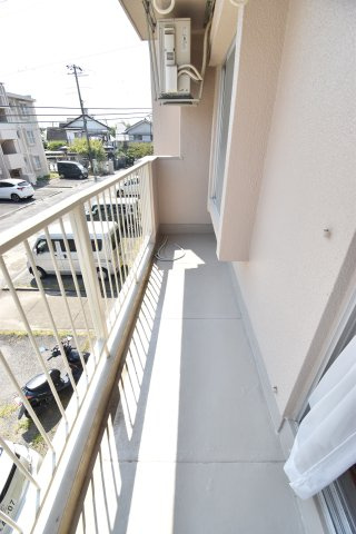 桜ヶ丘マンションのバルコニー