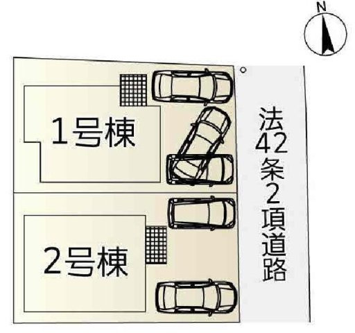 小金井市前原町４丁目 新築戸建の区画図