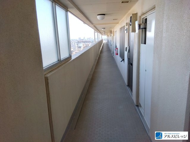 東武鶴瀬西口サンライトマンションのその他共用部分|マンション廊下部分です