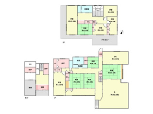 神戸市東灘区御影山手5丁目中古戸建の間取り