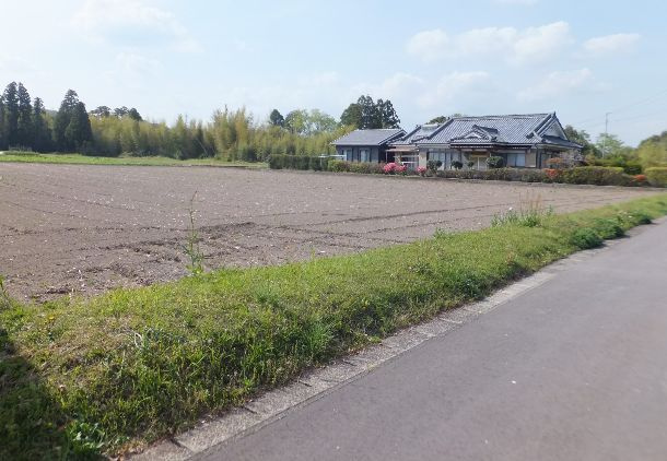 都城市横市町の売地の外観