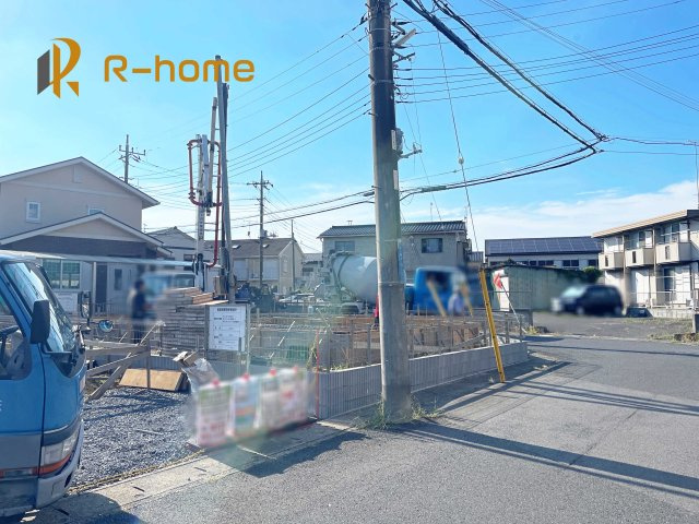 水戸市東台第3　新築戸建て　1号棟の外観|ご予約を頂ければ、『平日』はもちろん『早朝』や『夜間』もご見学可能です♪お気軽にお申し付けください♪