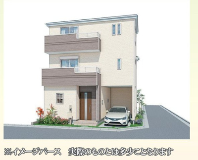 【外観パース】 | 堺市西区浜寺船尾町西4丁523新築戸建