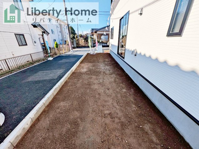 土浦市霞ケ岡町第3　新築戸建　1号棟の庭