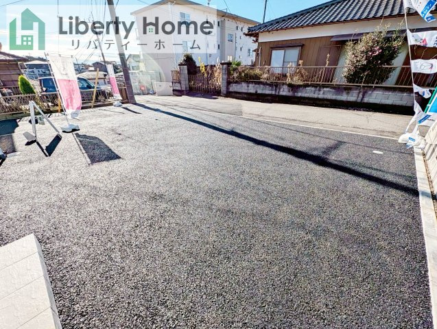 土浦市霞ケ岡町第3　新築戸建　1号棟の駐車場