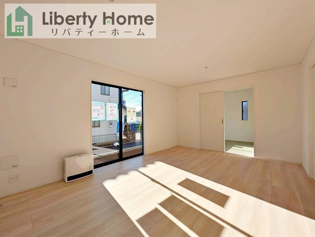 土浦市霞ケ岡町第3　新築戸建　1号棟の居間・リビング