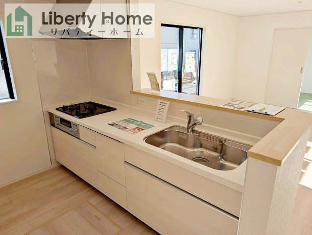 土浦市霞ケ岡町第3　新築戸建　1号棟の駐車場