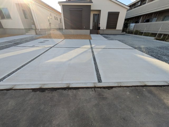 リーブルガーデン美浜町奥田儀路の平屋　1号棟の駐車場|駐車スペース3台可能！！