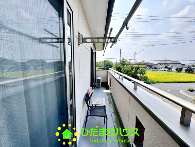 加須市北小浜　中古一戸建てのバルコニー