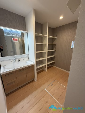 秦野市第1北矢名　新築戸建　全5棟5号棟の脱衣所