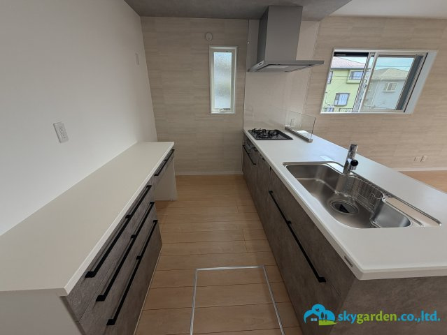 秦野市第1北矢名　新築戸建　全5棟5号棟のキッチン