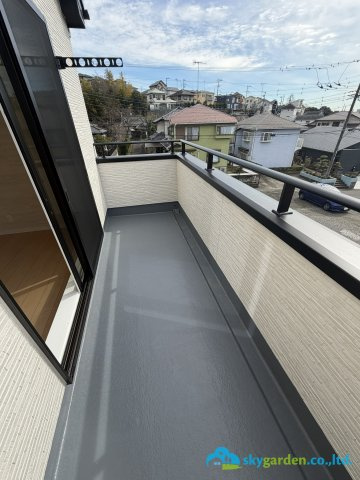 秦野市第1北矢名　新築戸建　全5棟5号棟のバルコニー