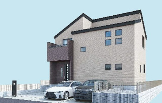 【外観パース】 | 本パースは、イメージ図につき、風景、建物、植栽などについては施工後の現物との差異が生じます
つきまして本パースによって生じたいかなる損害については一切責任を負いません