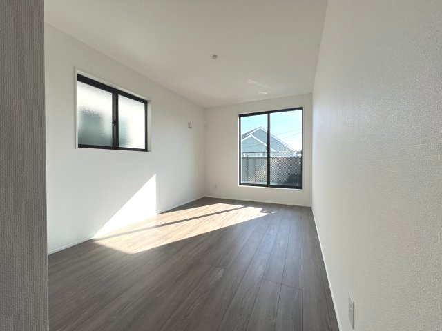 昭島市宮沢町3丁目　新築戸建全3棟の洋室|【洋室2】7.5帖