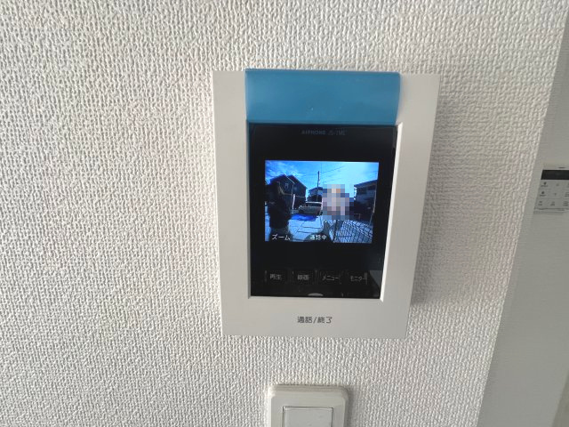 昭島市宮沢町3丁目　新築戸建全3棟のセキュリティ|モニター付きインターホンあり。急な来客でも室内から顔が確認できると安心ですよね☆