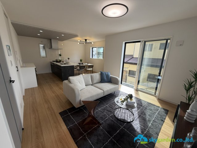 秦野市第1北矢名　新築戸建　全5棟4号棟の居間・リビング