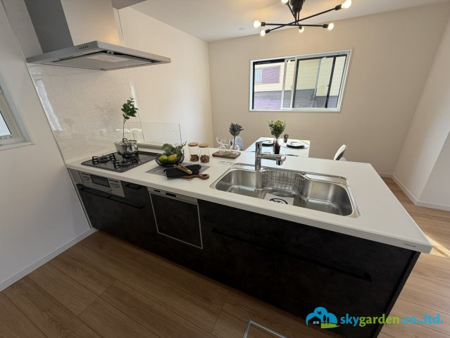 秦野市第1北矢名　新築戸建　全5棟4号棟のキッチン