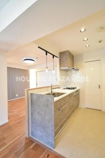 須磨一ノ谷グリーンハイツA棟のキッチン