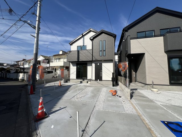 昭島市宮沢町3丁目　新築戸建全3棟の外観|並列駐車2台可！！