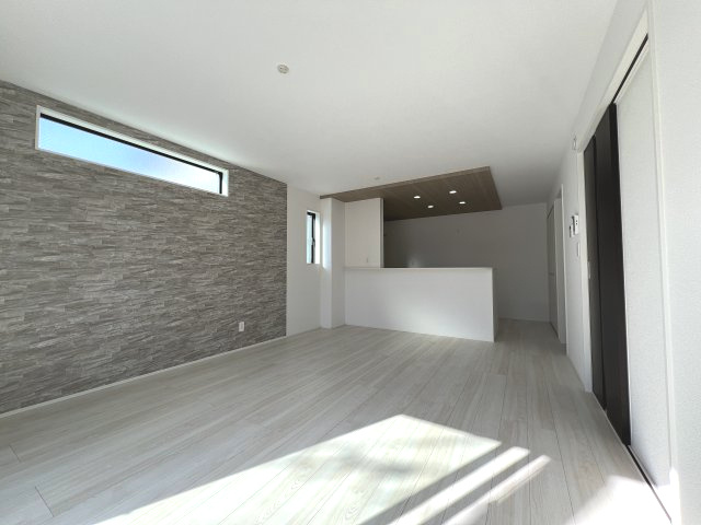 昭島市宮沢町3丁目　新築戸建全3棟の居間・リビング|LDK16帖