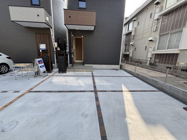 南区宇品神田4丁目の前面道路含む現地写真