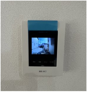昭島市宮沢町3丁目　新築戸建全3棟のセキュリティ|モニター付きインターホンあり。急な来客でも室内から顔が確認できると安心ですよね♪