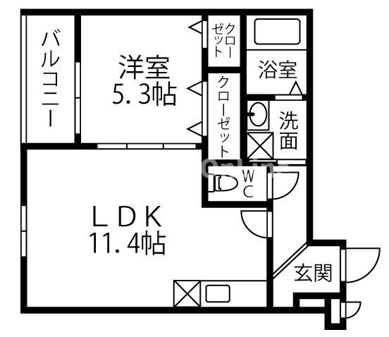 【間取り】 | グランリーオ竹渕
