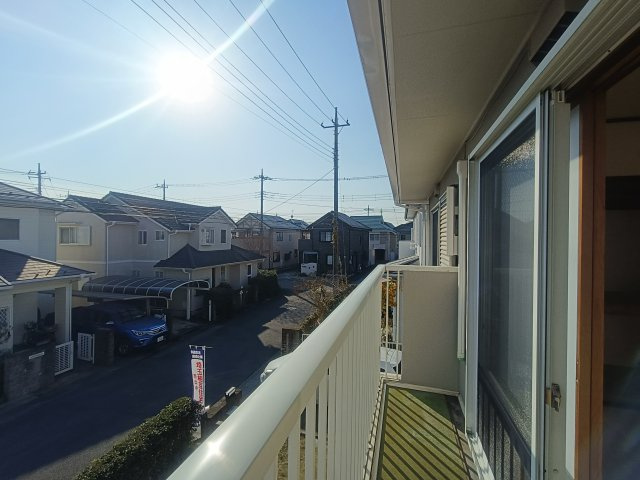 北葛飾郡松伏町　ゆめみ野6丁目　中古戸建のバルコニー|陽当たり良好なバルコニーです