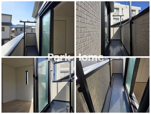 高知市中須賀町 第2 新築戸建てのバルコニー